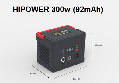 Портативная зарядная паверстанция HIPOWER (92000mAh) 300W Portable powerstation P1004 фото
