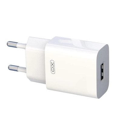 Сетевое зарядное устройство XO L99 (EU) 2.4A Home charger White 1904537595 фото
